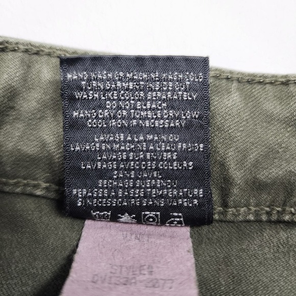 VINCE | Green Contoured Stitching Skinny Jeans, Size 27 - Picture 5 of 8